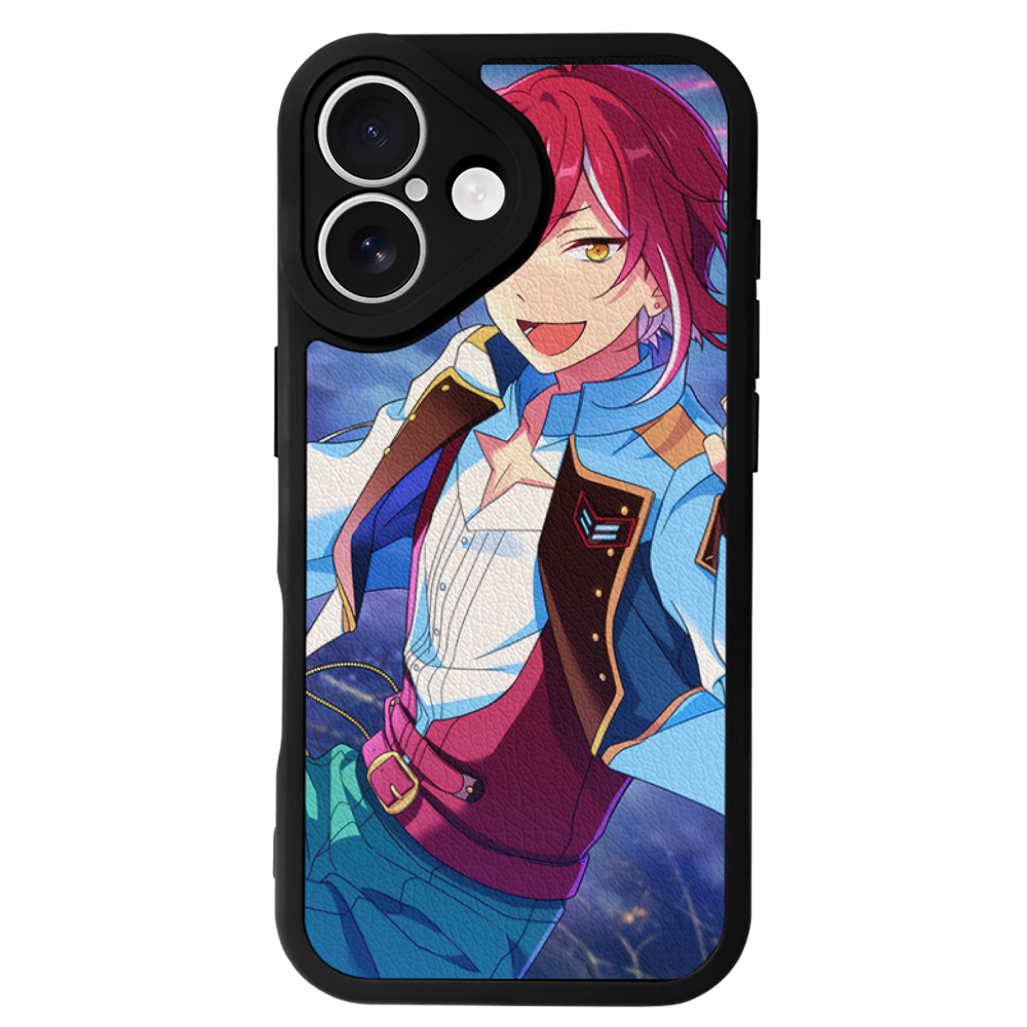 （画像用） あんさんぶるスターズ! Ensemble Stars 【iPhone 16シリーズ対応】シリコンスマホケース（レザー調） 材質：シリコン